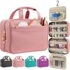 Ladies' Travel Toiletry Bag Hanging Multifunctional Storage Makeup Storage Bag With Transparent Pocket And Compartment Makeup Bag
