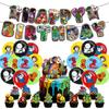 Birthday Party Decorations Set with and Balloons for Celebration