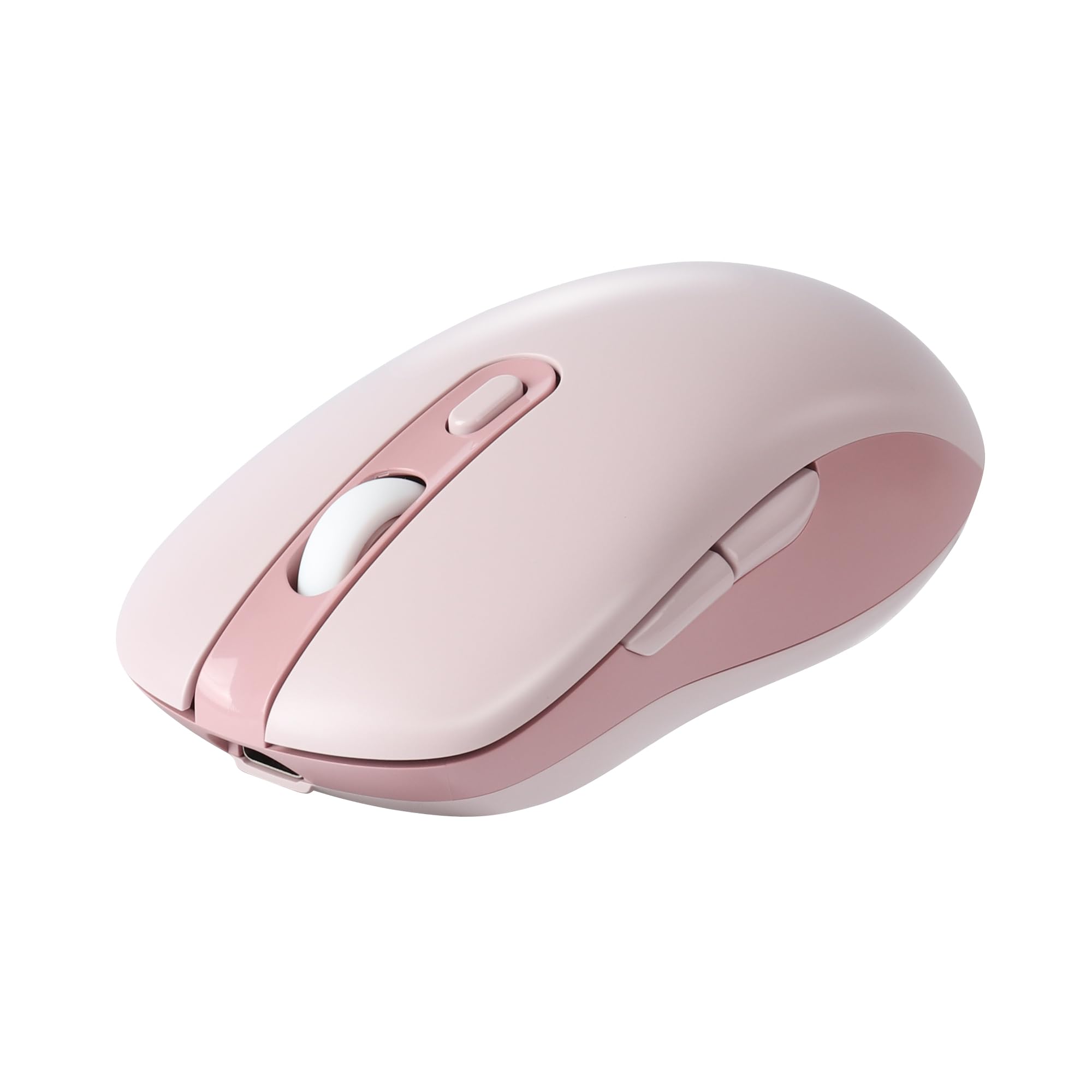 

C4025 Wireless Mouse, Bluetooth 2.4g, USB, Quiet, Compact, Type-C Rechargeable, 6 Buttons, Optical, 3-Device Connection, for PCs, Smartphones,