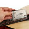 SPEEDWOX Guitar Radius Gauge Set String Action String Height Scale Pocket Size Stainless Steel Radius Measurement for Guitars with Storage Strap