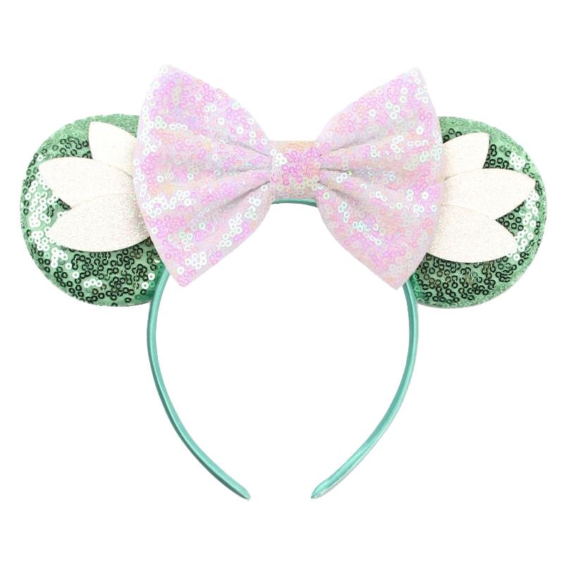 Mode St. Patrick Glitzer Mausohren Stirnband Mädchen Pailletten Haarschleife Festival Haarband Party DIY Haaraccessoires Mujer