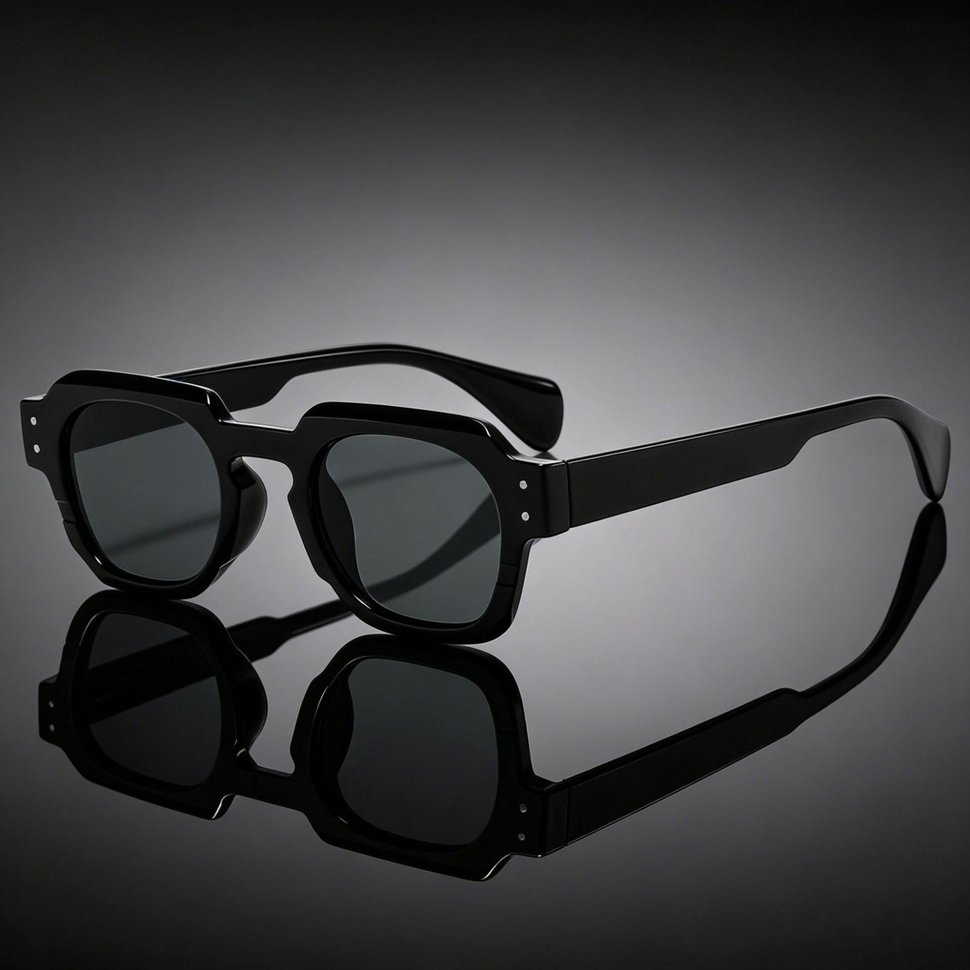 Unisex Retro Polygon Sunglasses - European & American Style 89294