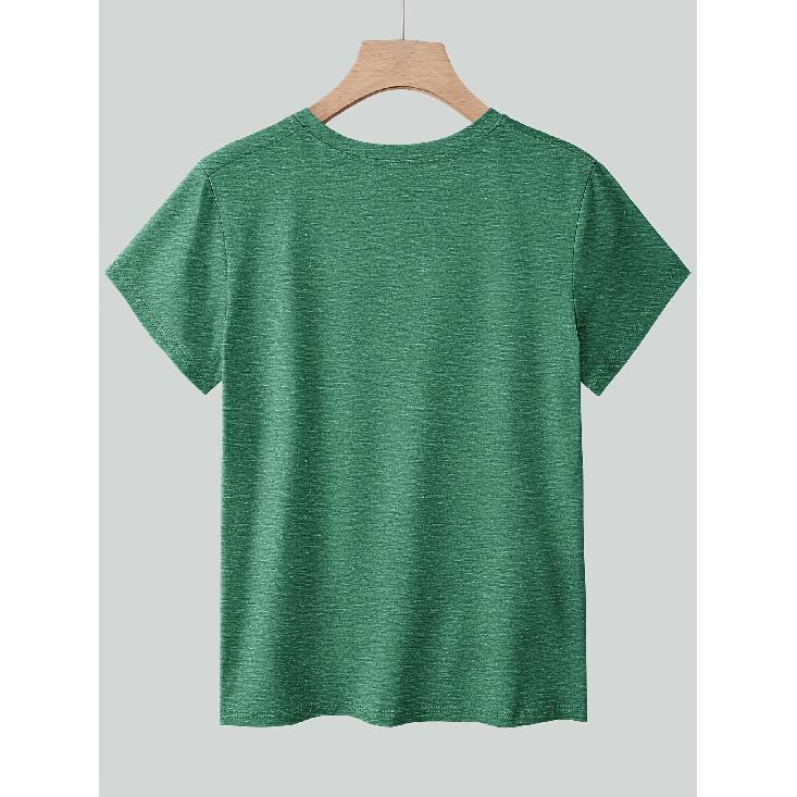 Multilingual Teacher Print Women's T Shirt | Vintage artistic style round neck short sleeve shirt | Casual cute top| 2026 Spring and summer