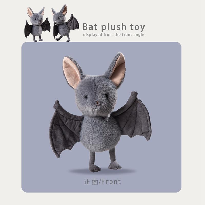 26Cm Lovely Spooky Bat Pig Plush Toy Halloween Themed Stuffed Doll Soft Plushie For Party Decor And Kids Gift