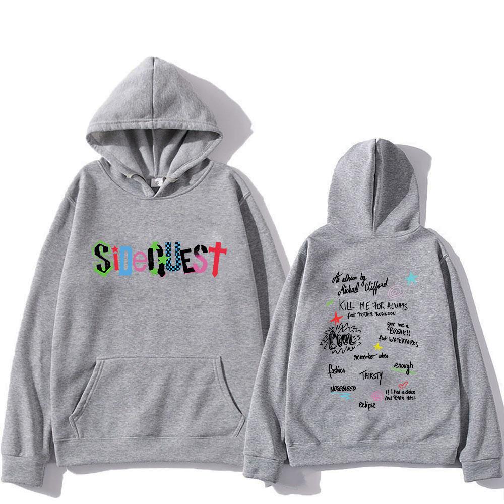 5 Seconds of Summer Michael Clifford Hoodie 2025 Album SIDEQUEST Herren/Damen Hoodies Harajuku Winterkleidung Pullover Sweatshirt
