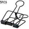5PCS Metal Office Clip Paper Binder Clip Decorative Paper Stationery Cute Diary Clip HXZ05
