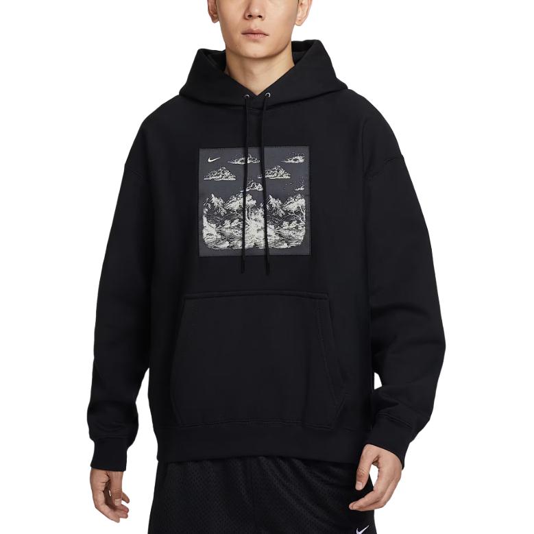 Nike Solo Swoosh FW25 Hooded Pullover Loose Warm Long Sleeve Sweatshirt Men Sweatshirt HV4115-010 S