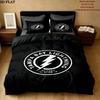 Tampa Bay Pattern Bedding uilt Set uilt Cover Pillowcase Home Decoration Birthday Gift (1 * duvet cover + 2 * pillowcase without core)