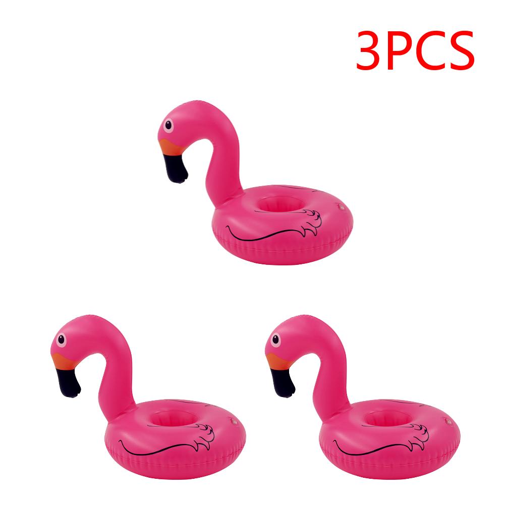 Inflatable Cup Holder PVC Swan Beverage Glass Holder Portable Water Inflatable Coasters for Holiday Birthday Party