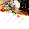 4 Boxes Flat Head Straight Pin Plastic and Stainless Steel Multifunctional Sewing Pin