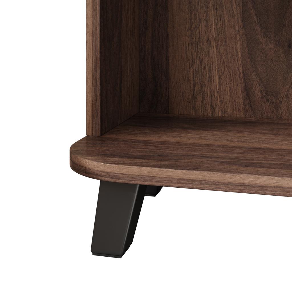 Narrow Shoe Cabinet, Double-Door, Shoe Rack with Open Compartments, Wood Look, Multi-Purpose Cabinet for Hallway, for Small Spaces, with Top Shelf