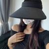Summer Women Sun Hat Large Brim Empty Top Sunscreen Caps For Ladies Outdoor UV Protection Visor Cap