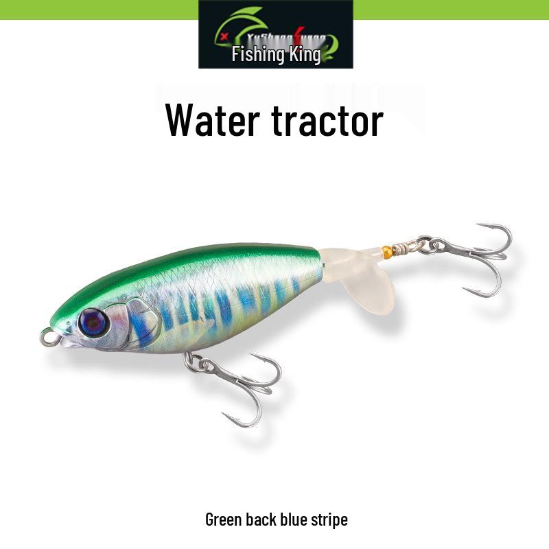 

3D Плавающая приманка-трактор: Приманка для ловли на поверхности воды с взрывающимся пропеллером для ловли в пресной воде 5g [No Hooks No Rings]