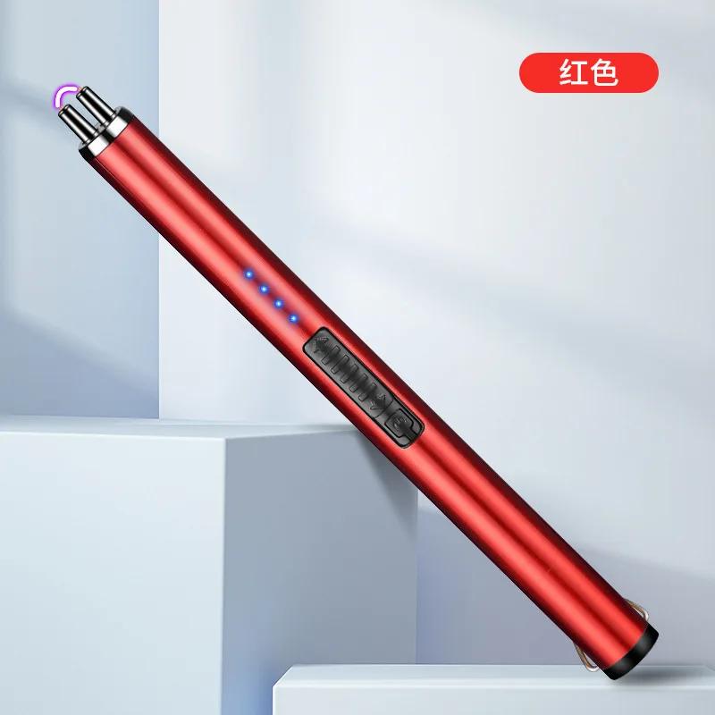 Outdoor Portable Pulse Ignition Gun, Gas Stove Candle BBQ Cooking Kitchen Double Arc Lighter, USB Electronic Lighter