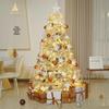 Snowfall White Flocked Christmas Tree - 1.2/1.5/1.8/3m Bare Tree for Home Decoration