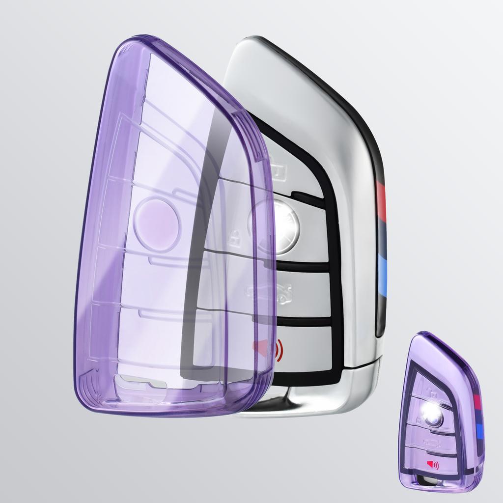 Tpu Transparent Car Key Fob Case Cover For Bmw X1 X3 X4 X5 X6 X7 Series 1 3 5 7 F15 F16 F48 E53 E70 E39 F10 F20 F30 G20 G30