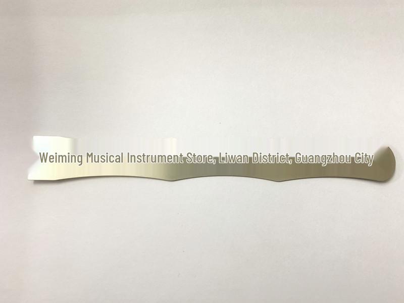 Silver & Red Long Radius Ruler for Fret Wire, Starting at 0.08 Inches - Musical Instrument Accessory.