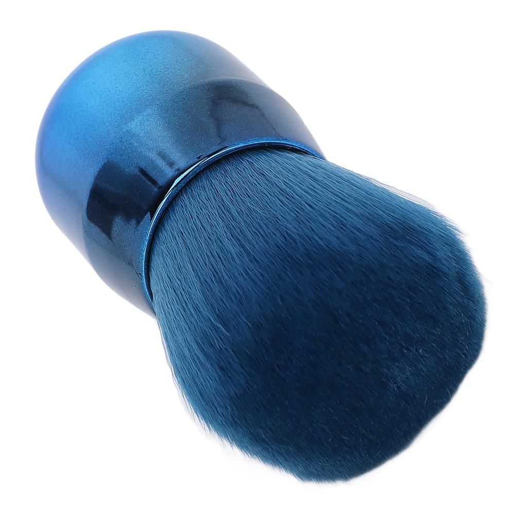 Blush Brush Soft Fluffy Hair Mushroom Head Make Up Brush for Bronzer Loose Powder Cosmetics Dark Blue