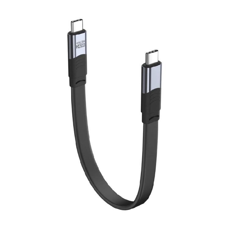 Durability USB4 Data Cable Builts with Aluminum TPE Coating for Longevity Supports 40Gbps Data 8K Video 240W Charging