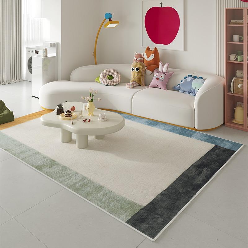 Living Room Carpet Children Crawling Mat Colorful Dopamine Style Bedroom Sofa Bedside Floor Mats Large Area Home Decoration Rug