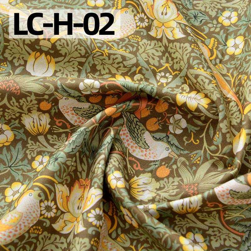 0.5X1.45CM William Morris Stoff Baumwolle Digitaldruck Klassisches Blumenmuster Bedruckt Handgefertigte Bastelbedarf Pro Halben Meter