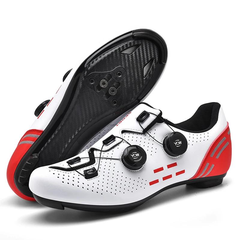 New Men's Cycling Shoes Unisex Road Cycling Sneakers Nonslip Mountain Bike Shoes Racing Outdoor Women's Sapatilha Ciclismo Mtb
