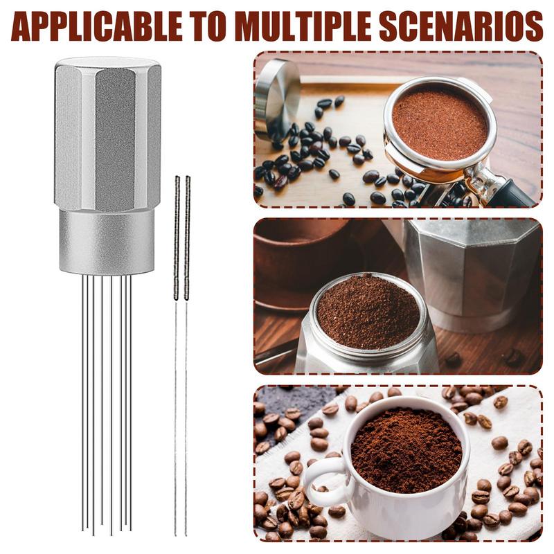 Espresso Distribution Tool Portable Espresso Distributor Coffee Distribution Tool Professional Espresso Stirrer Tool With
