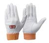 TOMBOREX Cowhide Leather Gloves White X Size Firefighting Rescue Skills Fire Brigade Disaster Heat and Flame Rescue TOMBOREX Medium-Thick C-308,