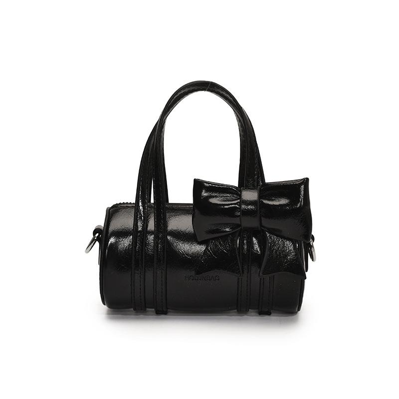 Korean-Style Princess Bow Mini Crossbody Handbag for Women and Girls