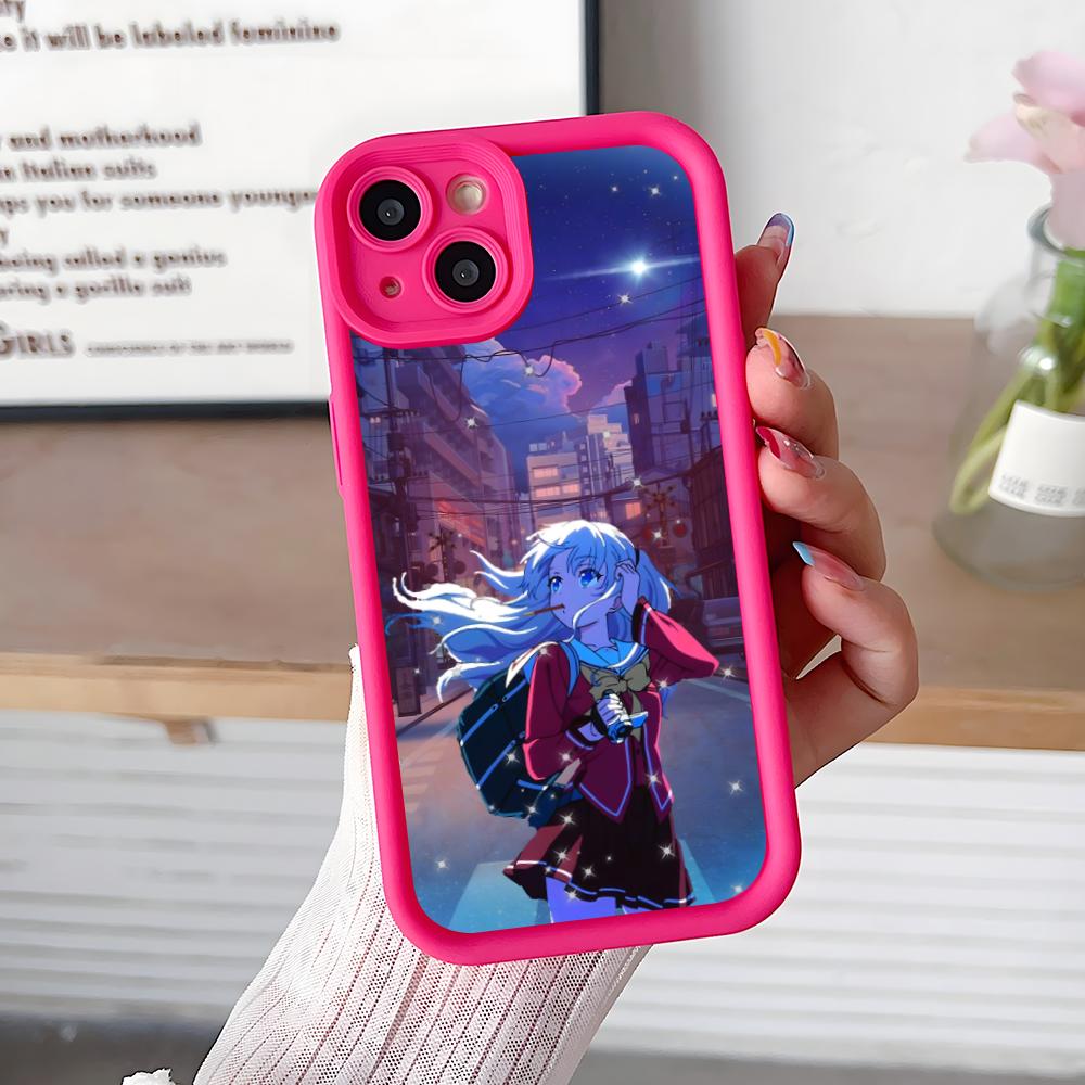

Charlotte Tomori Nao Thicken TPU Mobile Phone Case for iPhone 17 16 15 14 13 12 11 Air Pro Max Plus Colorful iPhone 13