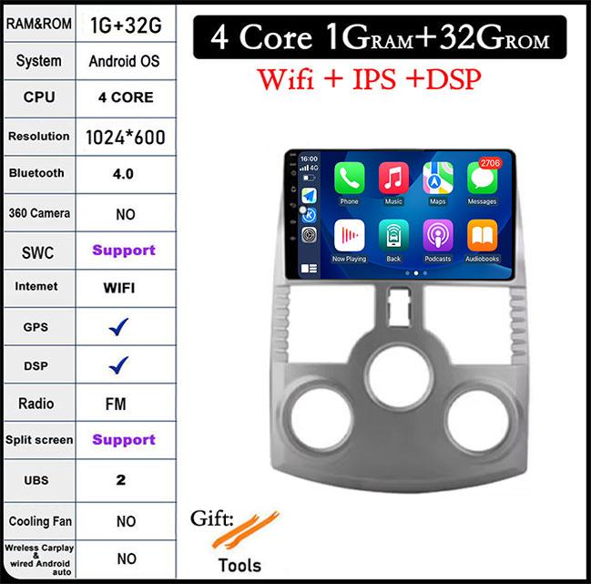 

9 Для Toyota Rush DAIHATSU TERIOS 2006 - 2016 Android 14 Автомагнитола Мультимедийный Видеоплеер Навигация 4G GPS