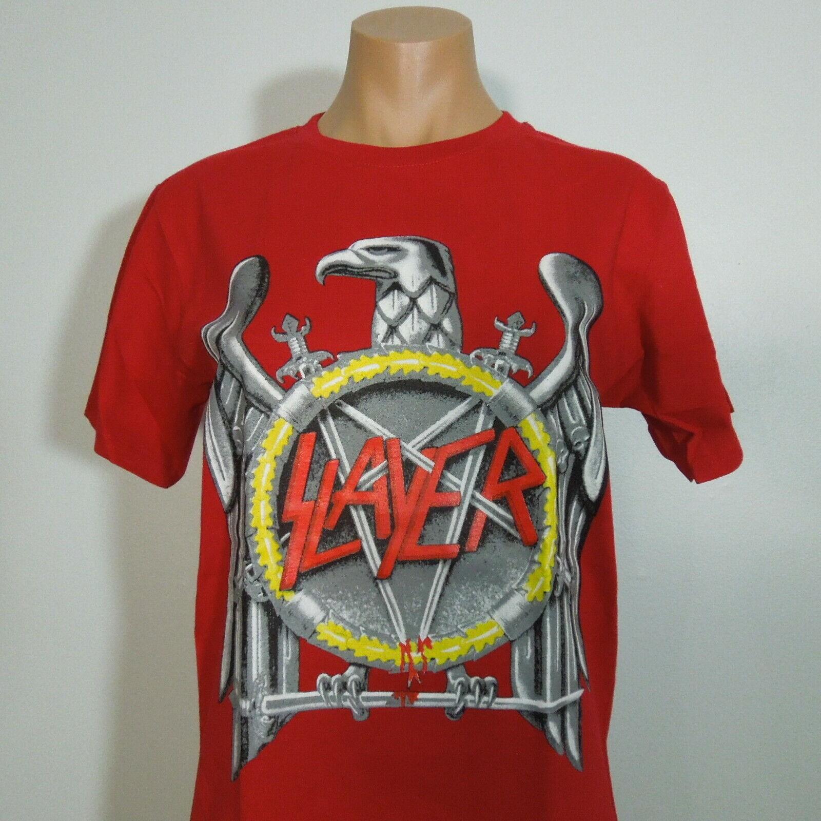 SLAYER Eagle Decade Of Agression S SMALL T-Shirt RED Unisex T-Shirt M
