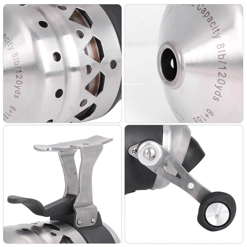 Archery Shooting Fishing Lure Reel Hand Brake Winding Displacement Fish Line Wheel AccessorySP35