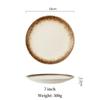 Multifunction Black Ellipse Circle Dinner Plate Under-Glazed Ceramic Dessert Tray Steak Pasta Dish Dinnerware Microwave Safe