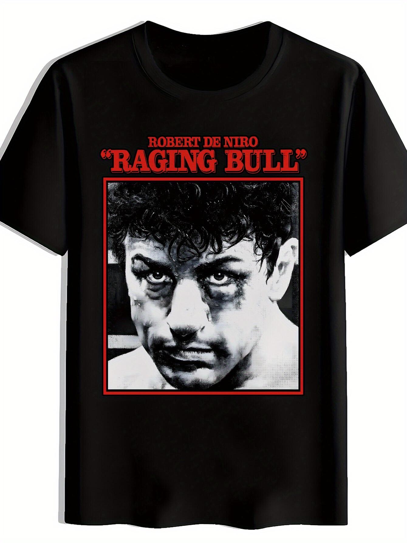 T-shirt Robert De Niro s Name Movie Title  Raging Bull  Print XL