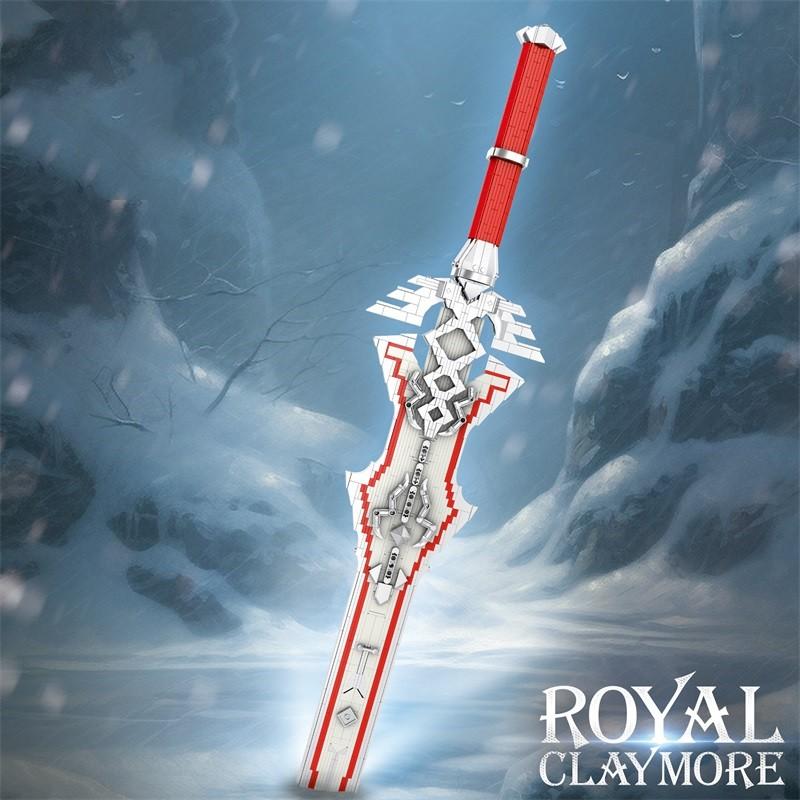 Non-Toxic Moc Creative Konoe Sword Building Blocks Sword Game Weapon Model Bricks Diy Toys For Kids Birthday Christmas Halloween Gifts