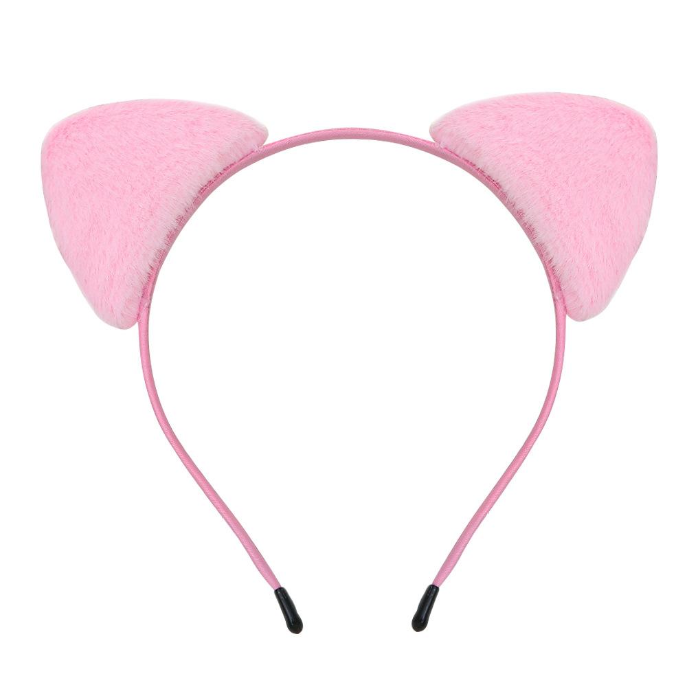Cute Furry Cat Ears Headband Fancy Dress Hairband Women Girls Cosplay Headwear Costume Party Hair Accessories