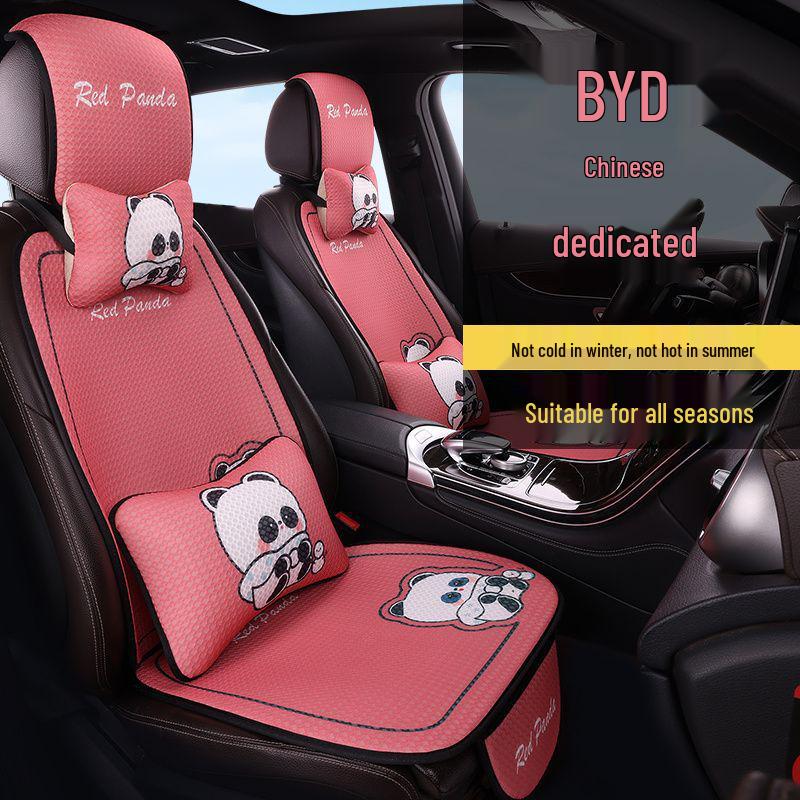 AITO M5/M7/M8/M9 Car Seat Covers with Suede, Ventilated, Breathable Saddle Pad, Half-Wrap Cushion