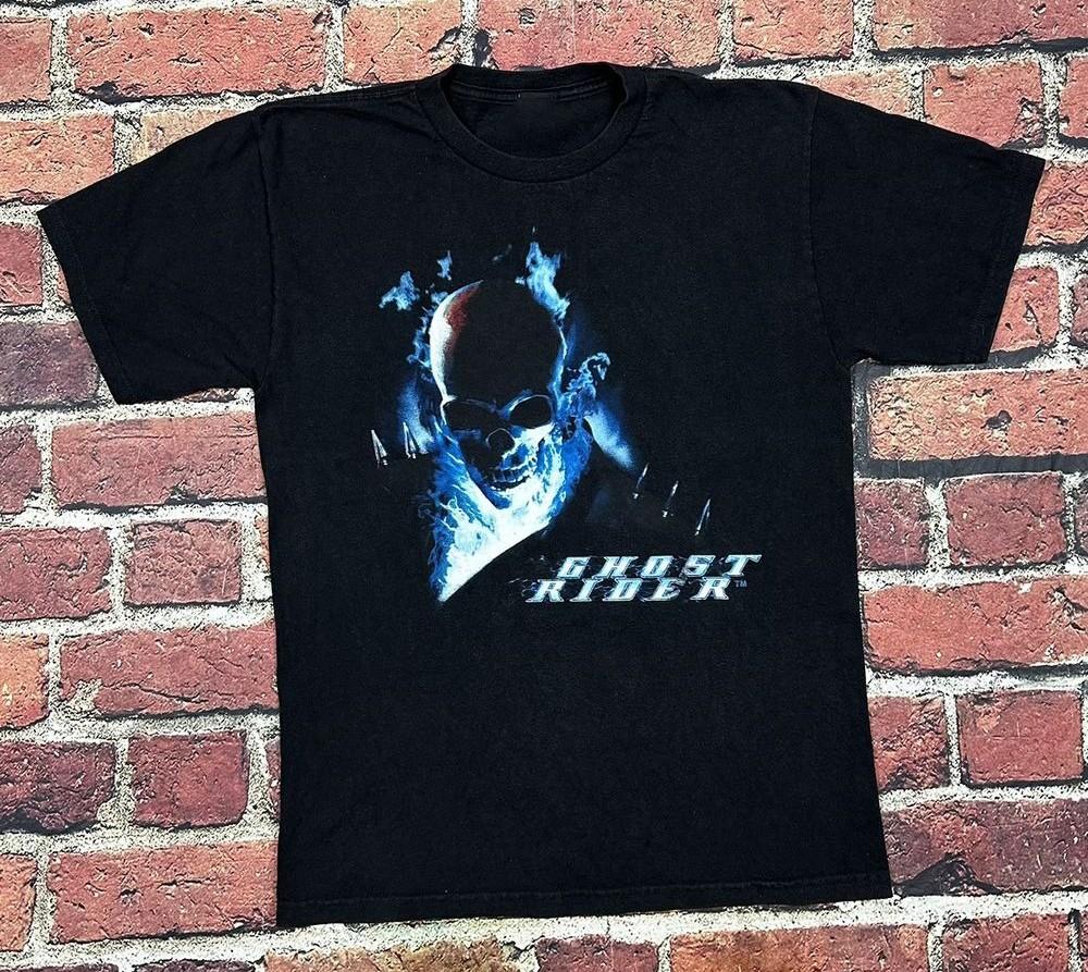 НОВАЯ РЕДКАЯ футболка Marvel Mad Engine Ghost Rider Размеры S-5XL Репринт Унисекс XXXXL
