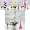 Phalaenopsis Artificial Plant With Silk Flowers For Home Decor And Office Display