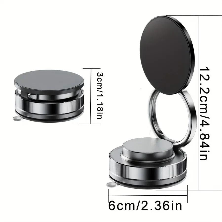 2026 Upgraded Vacuum Magnetic Car Phone Holder 360° Reinforced 96LBS Ultra Suction Cup Phone Holder N52 Strong Magnet