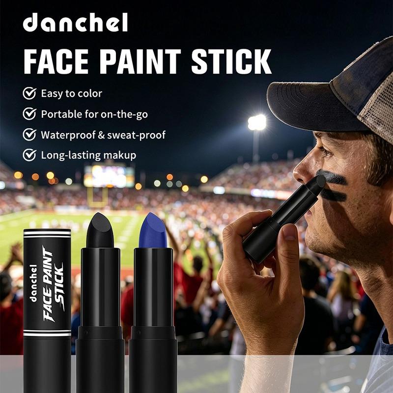 Stick Colore Vivace per Pittura Facciale da Tifoso Sportivo Crayon per Tatuaggi sul Corpo Artistico Portatile Impermeabile Trucco per il Giorno della Partita Multicolore Forniture per Feste