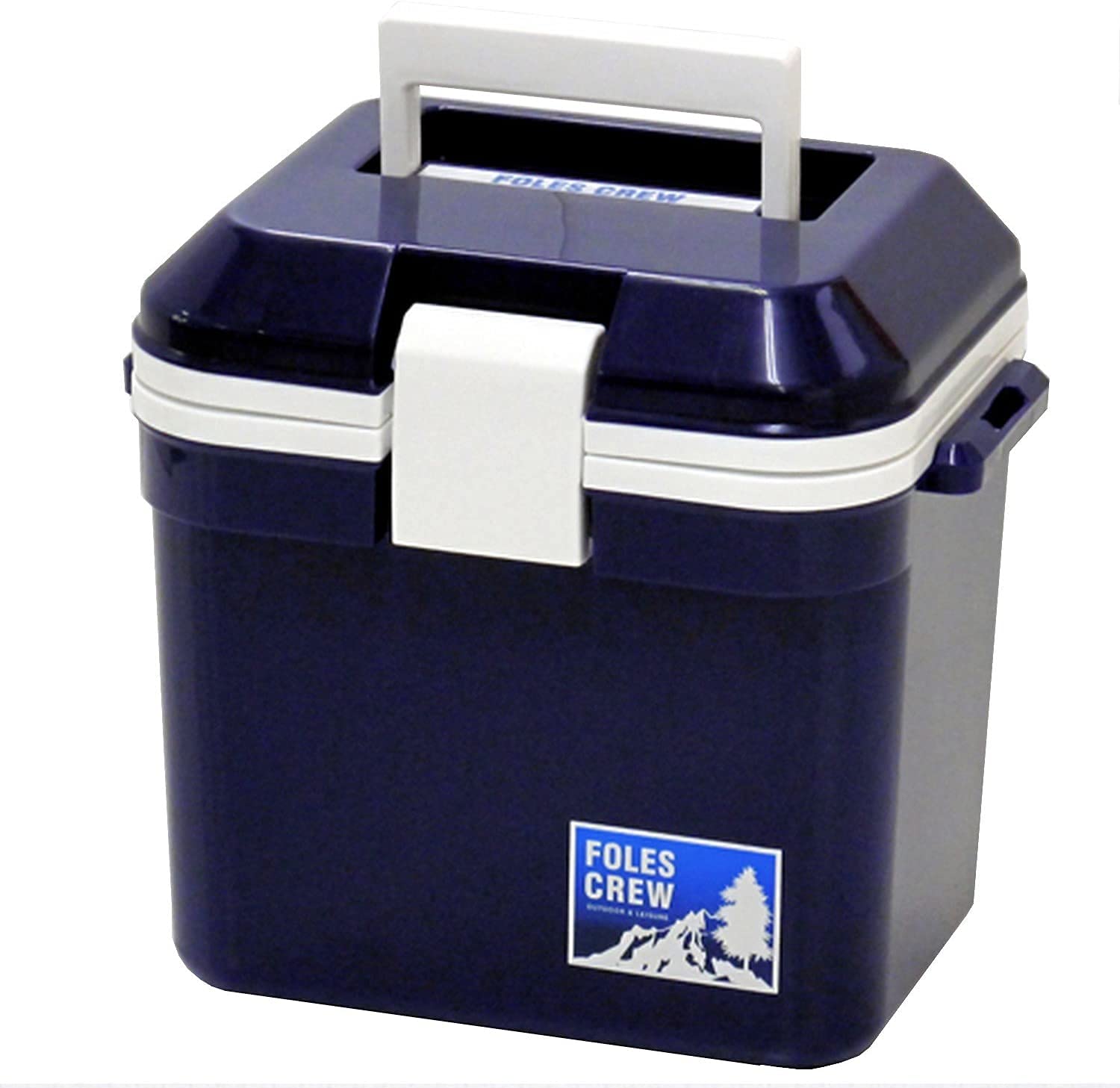 

Cooler Box 7L Dark Blue Small Cold Insulated Lightweight Lunch Box Club Activities Outdoors Going Out Stylish Cute