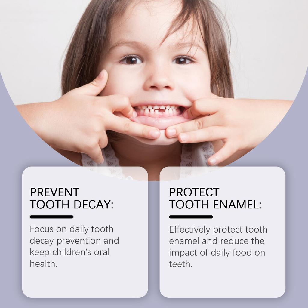 Children's Toothpaste Raspberry Clean Fresh Breath Care Toothpaste
