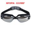 Shortsighted Swimming Goggles Nearsighted Swim Goggles Optical Leakproof Anti-Fog Full Protection Unisex Adult Men Women Youth2