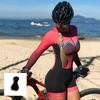 Women's Triathlon Long-sleeved Jumpsuit Breathable Quick-drying Light Bicycle Sportswear