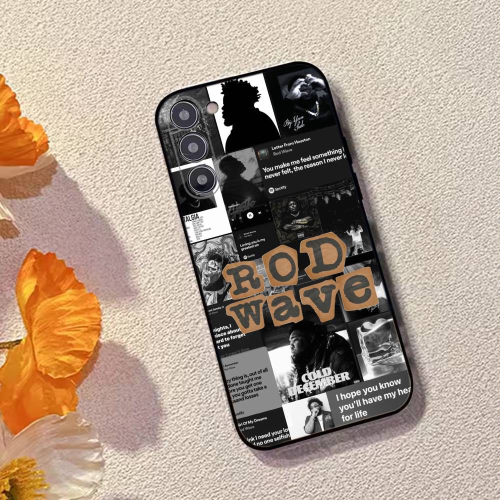 

R-Rod wave Rapper Phone Case For Samsung Galaxy A73,A72,A71,A70,A53,A52,A51,Others Soft Black Cover Samsung a73 5g