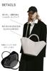 GASTON LUGA Josephine Tote (Creme Nuvem) - Bolsa Tote Transversal de 2 Vias para Mulheres, Impermeável e Perfeita para o Dia a Dia e a Escola