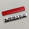 2PCS Metal Aluminium LIMITED EDITION Logo Emblem 3D Chorme Silver Black Red Car Sticker Fender Trunk Badge Decal Car Accessories