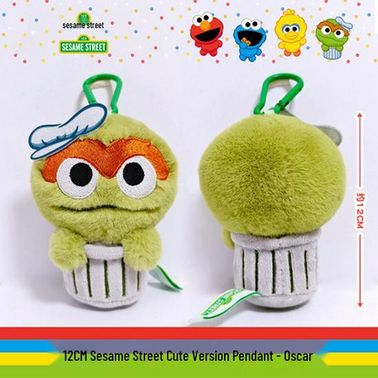 Sesame Street Elmo, Big Bird & Cookie Monster Plush Keychain Backpack Pendants